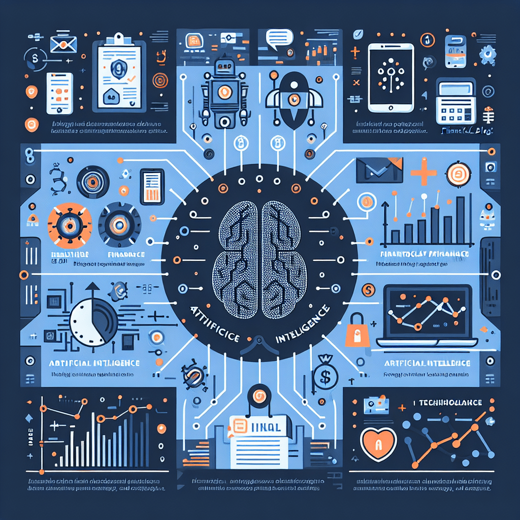 Infographie sur l'impact de l'IA dans divers secteurs