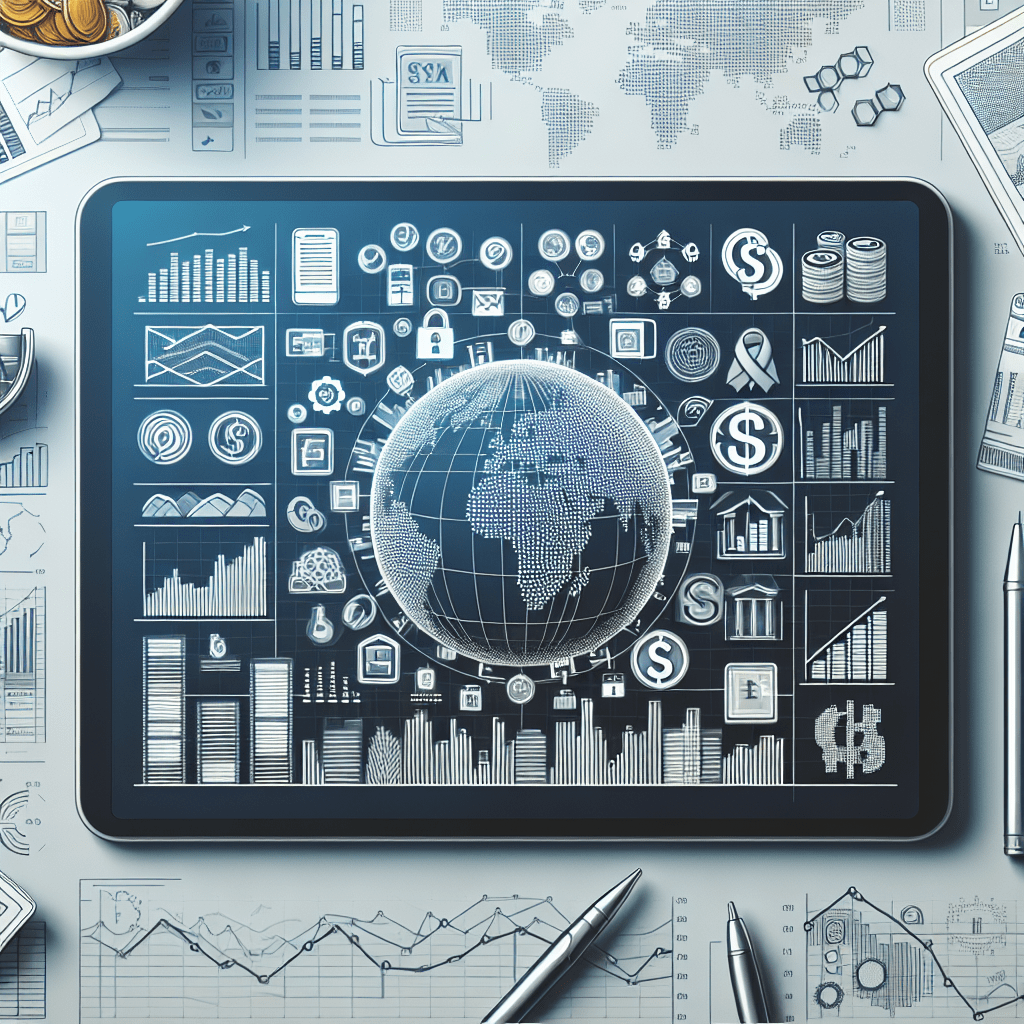 Un portefeuille d'investissement diversifié affiché sur un appareil numérique