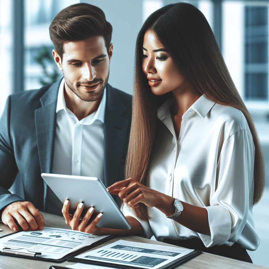 Un consultant financier conseillant un client sur les stratégies de gestion des risques