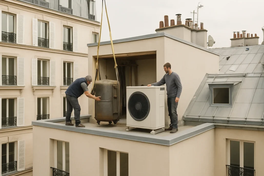 Pompe à chaleur collective copropriété : le vote qui change tout — Objectif Libre et Indépendant