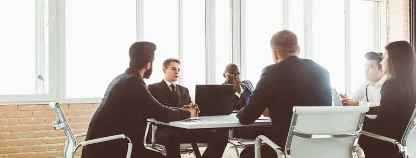 Associés de SCI en meeting