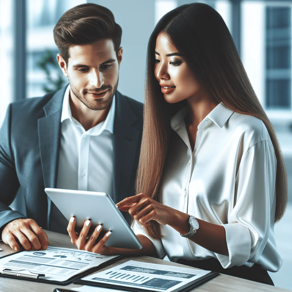 Un consultant financier conseillant un client sur les stratégies de gestion des risques