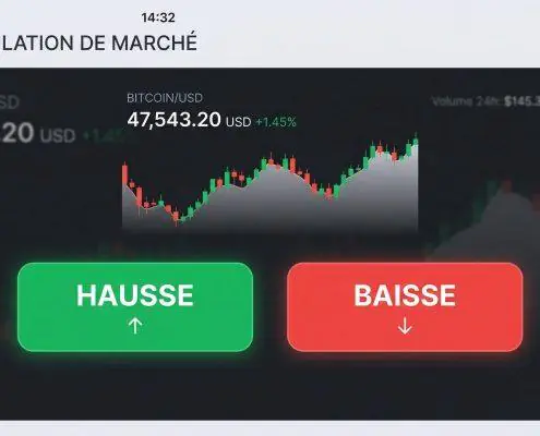Investissement Spéculatif dans les Marchés de Prédiction 1 Illustration d'une plateforme d'investissement spéculatif